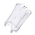 Makeup Box Organizer Clear Stand Make up Remover Cotton Pad Dispenser Holder Plastic Container.