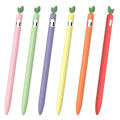 Cute fruits Soft Silicone Pen Case For Apple Pencil 1st 2nd Generation Stylus Penpoint For iPencil 2 Protector Cases Accessories.
