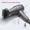 1800W Professional Hair Dryer Hot and Cold Strong Wind Powerful Blower Constant Temperature 1 collecting 2 Air Comb Nozzle 3Gear.