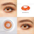 RED Color Contact Lens (Naruto RED3) ONE Pair Pure Colored Eye Contacts for Halloween Makeup Cosmetic Naruto RED3 From Ksseye. 