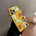 Spring phone case oil painting wind flower flower 14promax fresh beauty 12 apple iphone 15 film shell 11. 