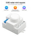 Mini Microwave Light Control Sensor Switch Dimming Sensitivity Adjustment Delay Motion Detection Light Controller Focusing On Moving Objects. 