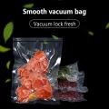 GC 100pcs Transparent Vacuum Sealer Bags Food Grade Materials Food Packaging Bag Great For Food Storage.