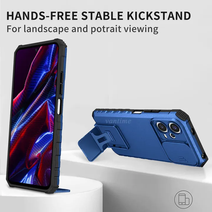 For%20Xiaomi%20Poco%20X5%205G%20/%20Redmi%20Note%2012%205G%20Phone%20Case%20Hard%20Sliding%20Lens%20Protect%20Kickstand%20Back%20Cover%20-%20Image%202