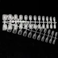 120pcs XXS Coffin Gelly Nail Tips Pre-shape Extra Short Press on Nails for Small nail bed Extension Home DIY Salon. 