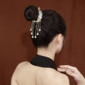 Tassel Hair Clip Hair Claw Women Bun Barrettes Ponytail Holder Hairpins Fashion Hair Accessories-MOILY.