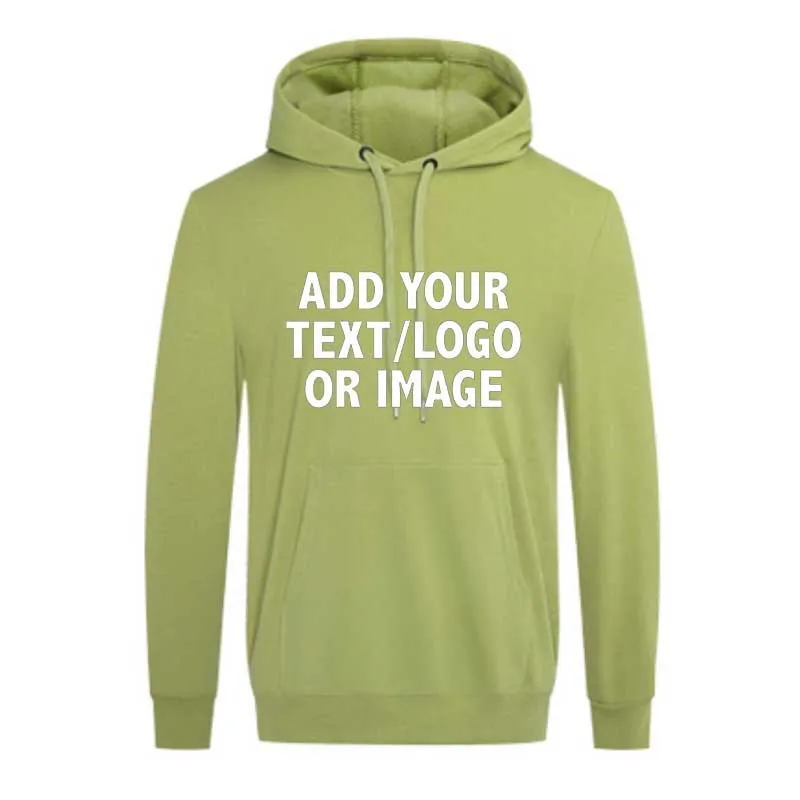 Custom Hoodies Mens Logo Text Hoodie for Men Women Personalized