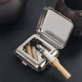 Mini Metal Ashtray Portable Small Ashtray Outdoor Portable Pocket Ashtray Creative Car Smoking Accessories Ashtray Cigar. 