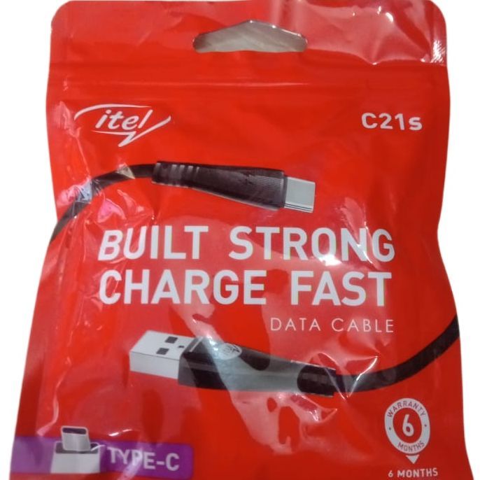 Fast charging,Data cable,Charging Cable, itel Icd- m21s, 2.1 amp, USB port. type -C