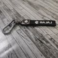 Bajaj Universal Leather Logo Key Ring For Bike Motorcycle Car Motorcycle Keychain - Key Ring. 