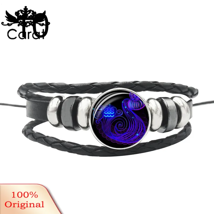 (New)Punk%20Uniex%2012%20Contulation%20Charm%20Multilayer%20Braid%20Faux%20Leather%20Bracelet%20-%20Image%204
