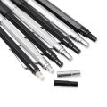 Metal Mechanical Pencil 0.3 0.5 0.7 2.0mm Low Center of Gravity Art Drawing Painting Automatic Pencil with School Supplies. 