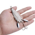 2pcs Fishing Lure 7cm 24g Metal Spoon Spinner Bait With Double Rotating Blade Artificial Lure Baits Fishing Gear. 