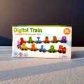 Wooden Digital Colourful Number Train - Educational Toys, 12 PCS Wooden Train Set Magnetic Wooden Number Train Set Includes 1 Engine Car Montessori Toys. 