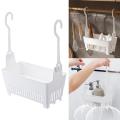 Storage Basket with Hanging Hook Household Shower Supplies Organizer Container. 