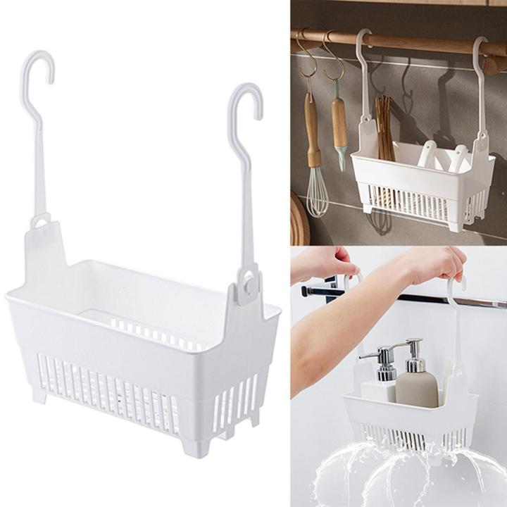 Storage Basket with Hanging Hook Household Shower Supplies Organizer Container