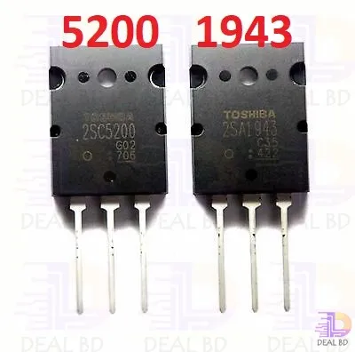 Ori-gi-nal%202SA1943%20&%202SC5200%20Pair%20Of%20PNP%20&%20NPN%20Power%20Amplifier%20Transistor%201943%20&%205200%20Electrical%20Circuitry%20&%20Parts%20-%20Image%202