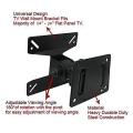 LCD TV Wall Mount F-01 Stand for 14 Inch to 24 Inch 180 Degree Rotation LED Bracket Power Revolving TV Stand Lindaa. 