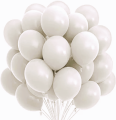 Balloons Single Colour 10 Piece (Red, Blue, Black, Golden, White). 