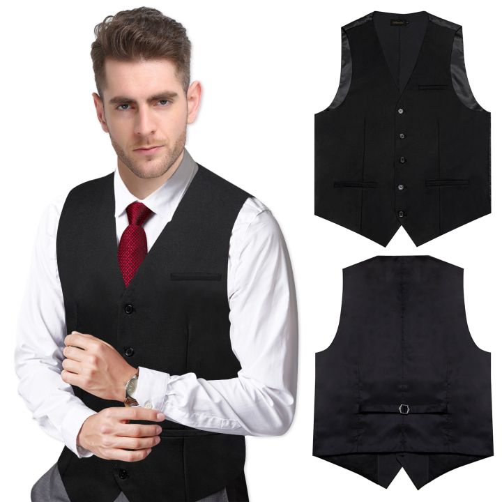 %E3%80%90Alien%20Alien%E3%80%91%20Black%20Solid%20Rayon%20Polyester%20Men%20Suit%20Vest%20Wedding%20Party%20Formal%20Khaki%20Blue%20Red%20Business%20Blazer%20Slim%20Waistcoat%20Gilet%20Dropshipping%20-%20Image%202