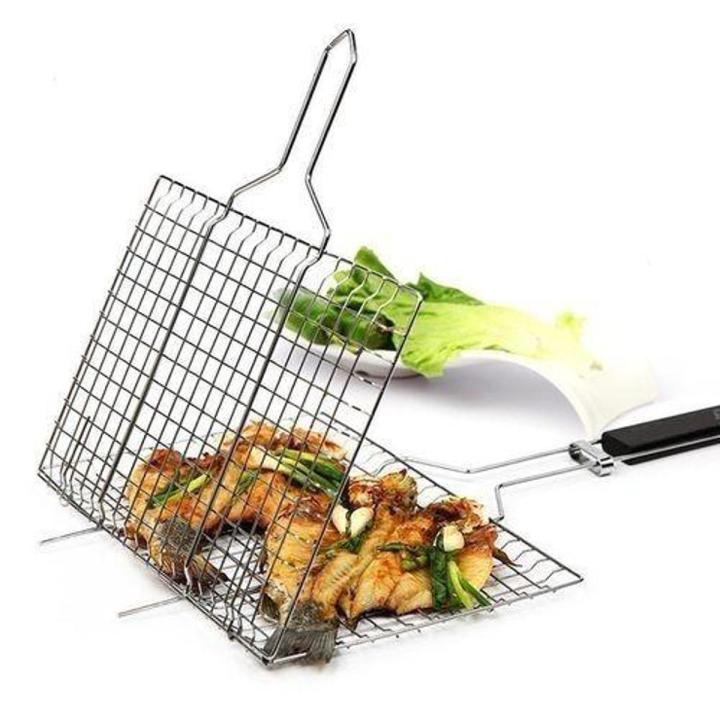 BBQ Net Holder Clip - Silver