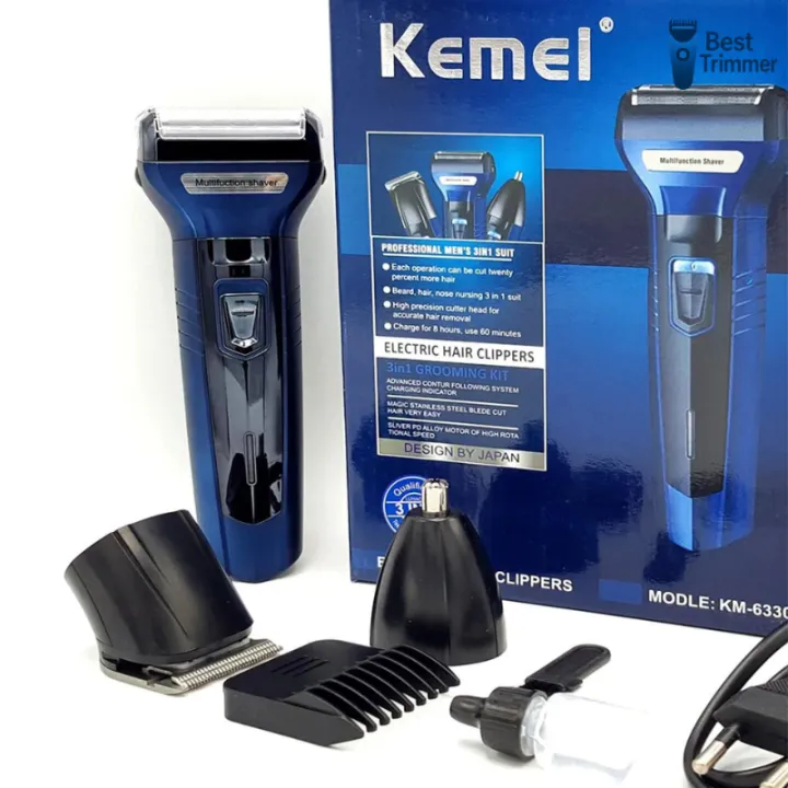 Kemei%20KM-6330%20(3%20in%201)%20Shaver,%20Hair%20,Beard%20And%20Nose%20Trimmer%20-%20Image%206