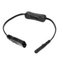 Power Extension Cord, Iec320 C7 to C8 Power Adapter Extension Cord with Switch Control with "8" Interface(null). 