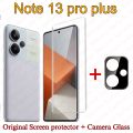 Xiaomi Redmi Note 13 pro plus Screen Protector + Camera. 