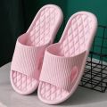 Men Indoor Home Slippers Summer Non-slip Flip Flops Bath Slippers Couple Family Flat Shoes Hotel Sandal Slides.
