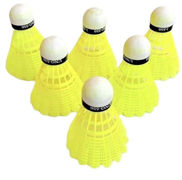 Cork Plastic Badminton Shuttlecock 6 PCS Cork