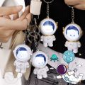 Cartoon Spaceman Light Glowing Keychain -Creative,Couple Gifts - Luminous Starry Bear Key Chain - For Car Keyring, Bags - Decoration Pendants - Cute Bear,Cat Space Astronaut.