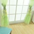 OIMG Fine Workmanship Window Treatment Wear Resistant Polyester Flower Pattern Rod Pocket Sheer Curtain Panel For Home. 