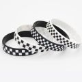 1PC Checkered Silicone Wristband Punk Style Plaid Silicone Bracelet Personality Waterproof Sports Wristband for Men Women SH349. 