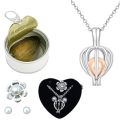 Love Pearl Kit with Pendant Necklace (Heart/Butterfly Design).