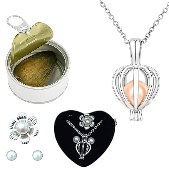 Love Pearl Kit with Pendant Necklace (Heart/Butterfly Design)