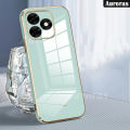 Phone Cover for Itel S23+ / S23 Plus Case Shell Luxury Shockproof Straight Edge Soft TPU Double-Sided Electroplating Bumper for Itel S23 Plus Cover Casing HP. 