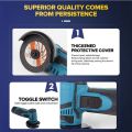 12V Brushless Angle Grinder 19500Rpm Rechargeable Grinding Tool Mini Polishing Machine for Cutting Diamond Grinder Set. 