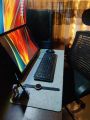 Anti-slip / non-slip felt desk mousepad / deskmat in two different sizes for home computer workspace, office and multipurposes. 