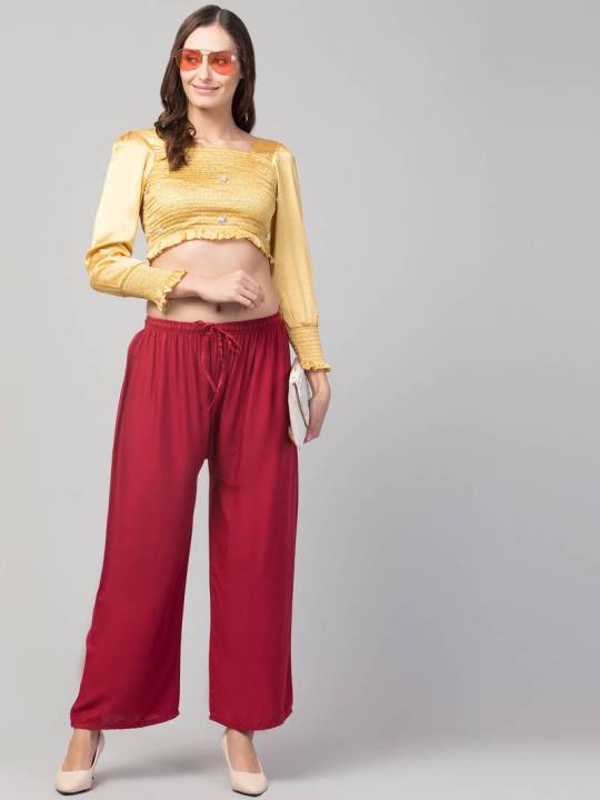 Women%20Plazzo%20Pants%20Summer%20Loose%20Casual%20Wear%20Plazo%20-%20Image%206