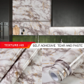 Self Adhesive white Marble Vinyl Wallpaper (5x2 feet) Furniture Decorative Film Waterproof Wall Stickers. 