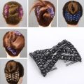 【beauty code store】DIY Women Elastic Magic Hair Combs Vintage Hair Clip Claw Bun Maker Fashion Pearl Beads Hairdo Accessories. 
