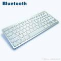 Mini Wireless Bluetooth Keyboard for (Apple / Android / Windows) - SILVER [BK 3001]. 
