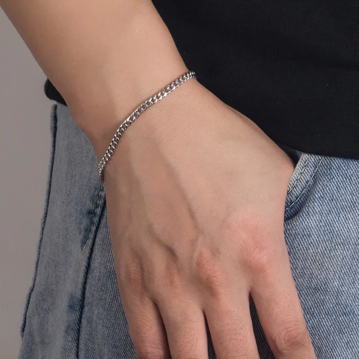 100%25%20925%20Sterling%20Silver%20Cuban%20Link%20Chain%20Bracelet%20Men%203MM%204MM%205MM%206.3%20-%20Image%203
