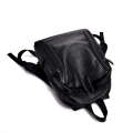 Backpack for men large capacity, new single shoulder with soft leather texture, travel, work, computer bag. 