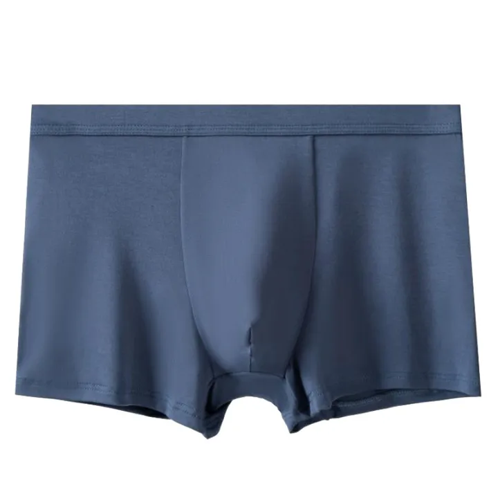 New%20Pure%20Color%20Seamless%20Modal%20Men's%20Underwear%20Wholesale%20Large%20Size%20Antibacterial%20Men's%20Underwear%20One%20Piece%20Boxer%20Shorts%20-%20Image%207