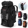 80L Travel Backpack Camping Bag For Men Large Hiking Bag Tourist Rucksack Waterproof Outdoor Sports Climbing Mountaineering Bags. 