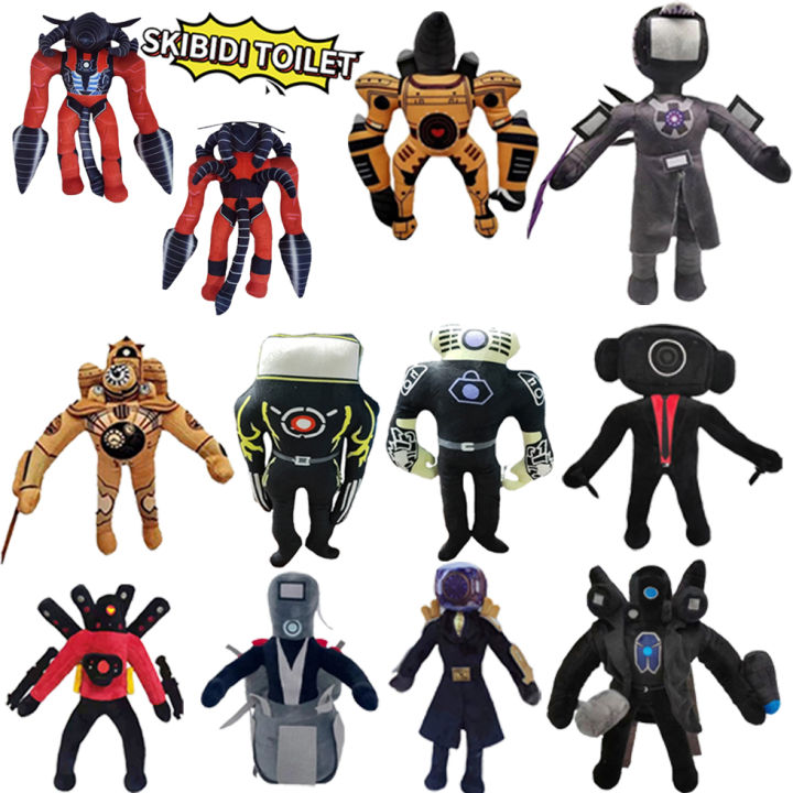 74pcs%20Skibidi%20Toilet%20Plush%20Toy%20Upgrade%20Titan%20TV%20Toy%20Skibidi%20Dop%20Speakerman%20Cameraman%20TV%20Man%20Titans%20Camcordeman%20Plush%20Gift%20-%20Image%202