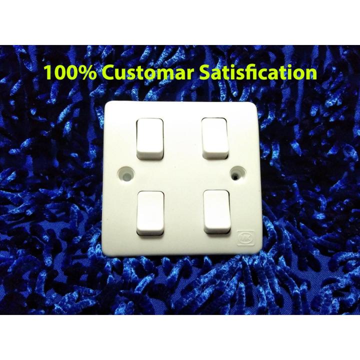 MK Electric Switch 4 Gang Switch 1 Way Switch