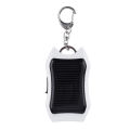 Solar Key Chain Power Bank Mini Keychain Mobile Power Charger LED Torch USB Emergency Charging 1200. 