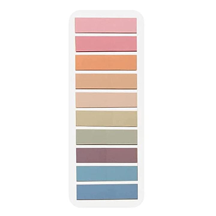 200 Sheet Morandi Transparent Fluorescent Index Tabs PET Arrow Flags Sticky Note Yao Store